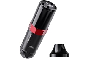 ARENAHAWK Arenhawk Ranger Tattoo Machine Pen Wireless Rotary Tattoo Pen Motor Gun Coreless Motor 3.5mm Stroke Length 1200mAh Wireless Battery Power Led Screen for Practice & Learn Tattooing