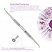 Professional Blackhead remover Kit - Remove Acne Blackheads Pimples Comedo Blemish Spot - Facial Treatment / Removal Tool Set - 5 pcs. Stainless steel - Better effect than Oil Cream Gel Mask - Smooth Face and Nose Skin Care for Men & Women