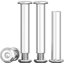 25 Viti M6 X 30 Mm Con Dadi E Chiave - Nichelate, Testa Esagonale, Per Mobili E Fai Da Te - Foto 5