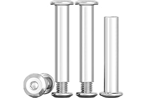 Drenky Viti Di Collegamento M6 Dado A Manicotto In Acciaio Inox A2 V2A M6x40mm Viti A Manicotto 10 Pezzi (10 x Viti Per Mobili, 10 x Dado A Manicotto) Per Mobili, Armadi, Tavole Di Legno