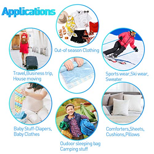 Housses-de-Rangement-sous-Vide-12-Pack-Sacs-de-Compression-de-Stockage-de-Vide-de-Voyage-Rutilisables-Economiser-de-lespace-Sacs-de-Stockage--Rouler-Vtements-Couettes-Literie-Oreil
