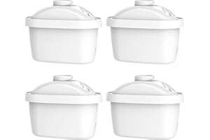Maxblue Filtre, Remplacement pour Brita® Maxtra+® Plus, Maxtra Pro® All-in-1 Cartouche de Filtre à Eau, Compatible avec Brita® Marella® Carafe Filtrante, TÜV SÜD, NSF Certifiée (4)