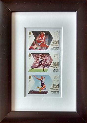 Olympic stamps 2012 framed: Athletics