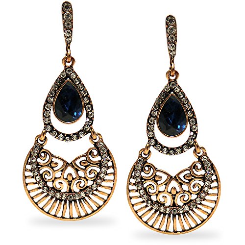 Emma Gioielli - Pendientes Para Mujer Largos Antiguos Retrò Vintage C