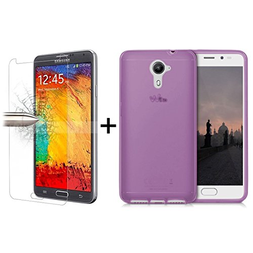 TBOC Pack Funda de Gel TPU Morada Protector Pantalla Vidrio Templado para Wiko U Feel Prime 5 0 Pulgadas Funda de Silicona Ultrafina y Flexible Protector de pantalla Resistente a Golpes Ca das y Ara azos reviews TBOC Pack Funda de Gel TPU Morada Protector Pantalla Vidrio Templado para Wiko U Feel Prime 5 0 Pulgadas Funda de Silicona Ultrafina y Flexible Protector de pantalla Resistente a Golpes Ca das y Ara azos