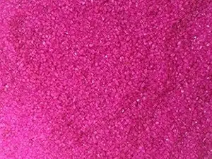 Creative Farmer 500Gm Pink Sand Sugar Size Crystal/Snow Quartz Silica for Home and Garden Decor; Aquarium Substrate; Terrarium [500Gm] Z