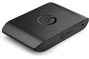 Elgato HD60 X - Stream and Record in 1080p60 HDR10 or 4K30 with Ultra-low Latency on PS5|Pro, PS4|Pro, Xbox Series X/S, Xbox One X|S, Nintendo Switch 2, in OBS and More, Works with PC and Mac
