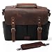 Produktbild SUVOM Messenger Bag, Leder Aktentasche für Männer, Leinwand-Schultertaschen für 15,6 Zoll Laptop