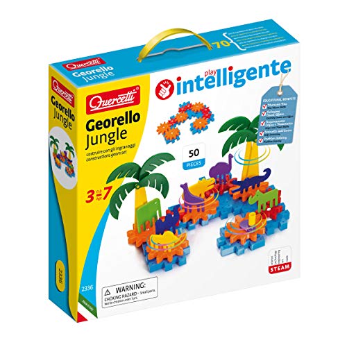 Quercetti - 13/2336 - Constructions - Jeu D'Engrenage Et Construction