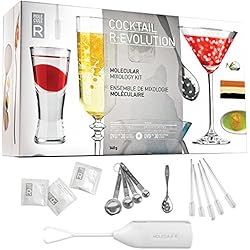 Grand Kit Coffret Cocktail Moléculaire (cuisine moléculaire) avec DVD de 30 recettes