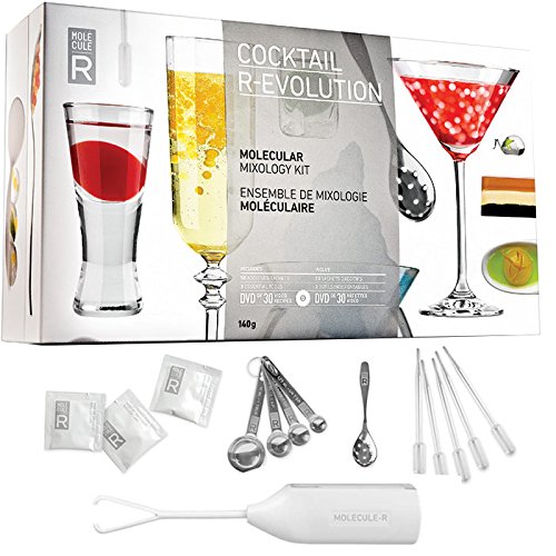 Grand Kit Coffret Cocktail Moléculaire (cuisine moléculaire) avec DVD de 30 recettes