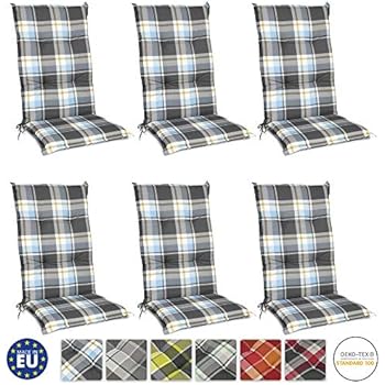 Amazon.de: Homeoutfit24 Sun Garden 1-Stück Gartenstuhl-Auflage Donau in