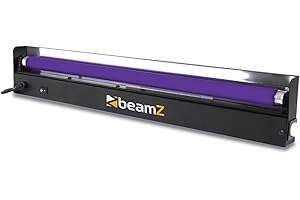 BeamZ Barre UV BUV60TL Lumière Noire - Blacklight à Luminosité Élevée, Lampe 60cm T8, Effet Lumière Noire sur Vêtements Blancs et Fluorescents