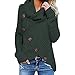 Produktbild Oasics sexy Pullover Sweatshirt Pullover Frauen knopf XL Langarm Pullover Hemd Hemd Shirt S-5XL