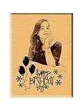 Incredible Gifts India Wooden Happy Birthday Unique Personalized Gift (5 X 4 Inch)
