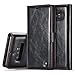 Produktbild Samsung Galaxy Note 8 Hülle,Handytasche in Farbe Schwarz,Leweiany Premium Handy Schutzhülle Samsung Galaxy Note 8 aus Echt Leder Hülle Lederhülle Handyhülle Wallet Tasche Klapphülle im Bookstyle Stand Ständer Case Card Slot Ledertasche in Gute Qualität Folio Flip Brieftasche Hülle mit Kartenfächer und Bargeld Unsichtbarem Magnetverschluss in Schwarz Standfunktion Extra Dünn Luxus Tasche Etui für Samsung Galaxy Note 8