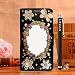 Produktbild Locaa(TM) For Asus Zenfone C ZenfoneC 3D Bling Case Leder Hochwertige Cover Abdeckung Beautiful Cute + Gift Schutzhülle Scratch Stoßstange Hülle Shell Schale Fall einfach - [Bunt Serie 3] A Zauberspiegel - Schwarzes Holster