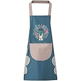 Grembiuli pasquali per donna Grembiule carino Grembiule impermeabile regolabile con asciugamano laterale Grembiule da cucina 