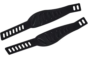 NANAOUS Sangles de Pédale Universelles, Sangle Velo Pedale Velo Réglables en Caoutchouc pour la Gym Le Vélo d'Appartement Le Vélo