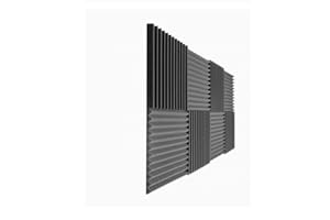 LENACUSTICA Pannelli Fonoassorbenti Monopiramidale 10 Pezzi. Misura 50x50x3cm Correzione acustica di sale, studi, uffici Alta densità. Non spedito sottovuoto