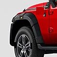 CLOUDSALE ; Your Store. Your Place Wheel Arch Cladding Compatible For New Mahindra (Set of 16) Cladding Thar (Blk))