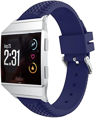 Tabcover for Fitbit Ionic band,New Replacement Soft Silicone Sport Replacement Strap Band for Fitbit Ionic Smart Watch