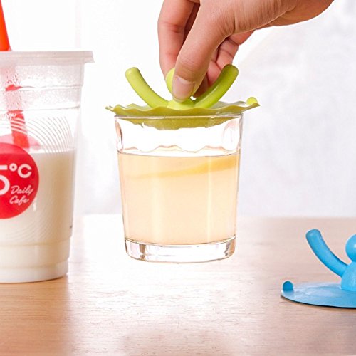 tankerstreet Badewanne Abfluss Stöpsel Dusche Badewanne, Badezimmer Badewanne Dusche Waschbecken Ablaufstopfen auf, Stop Blätter, Waschbecken Badewanne Drain Stopper Gummi Silikon, Dusche Abdeckung für Ablauf Bad Küche Waschraum Badezimmer (grün) - 4