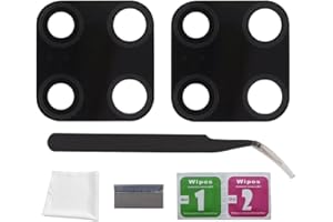 Eonpam 2er-Pack Kamera Glas für Huawei Mate 20 X Original Rückseite Kamera Linse Glas Ersatz HD Kameraschutz Camera Glass + Reparatur Set