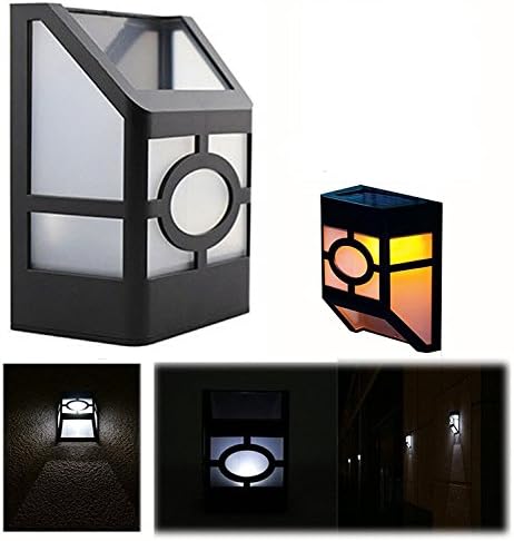LED Wall Mount Waterproof Light-NALEDI Wireless Garden Solar Lights Sensor Night Lighting warm lighting white ambient light