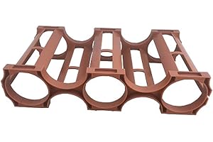 ARTEMA Botellero Ulises Apilable con 5 Huecos para Botellas de Vino, 47,5 x 25,5 x 11,5 cm