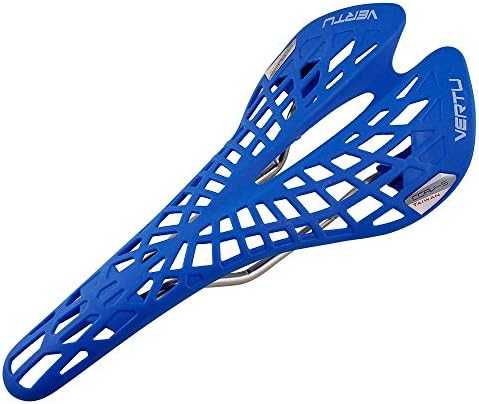 bicycle saddle - VERTU Super Comfortable Breathable MTB bicycle saddle touring saddle for ladies and gentlemen (Blue)