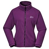 mint and berry kleider mädchen Zwei Außentaschen Mint Damen Fleecejacke Jana - 220g Micro Fleece - sehr angenehmer, Colour: Berry, Size: M