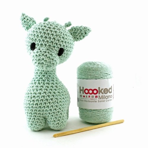 Hoooked Amigurumi Eco Barbante DIY-Häkelset Giraffe