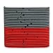 HAIR ELASTICS BANDS THIN METAL & SNAG FREE PONIOS BOBBLES PONYTAIL SCHOOL 24pcs (Grey & Red)