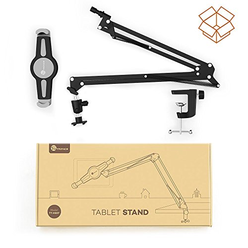 TaoTronics Tablet Halterung Desktop-Ständer Schwanenhals Halter Flexibel Winkel verstellbar für iPad Air Mini, Galaxy Tab, Windows – Android Tablet - 8