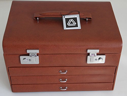 GIGANTISCHER Schmuckkoffer in Cognac