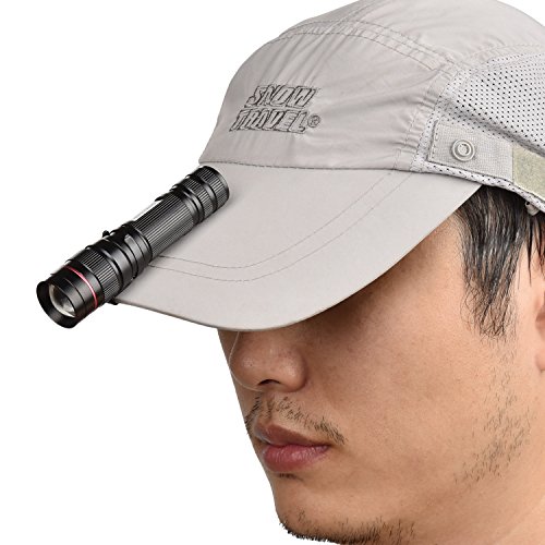 Mini EDC Taschenlampe Mit Zomm Und Ladegerat – Coomatec SD-200 Ultra starken 450 Lumen LED Tactical Flashlight Set Mit Akku - 6