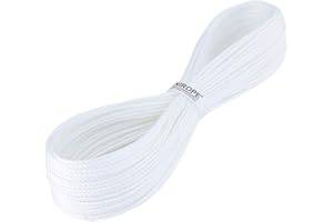 ‎KANIROPE Kanirope® Polyesterseil Seil Polyester POLYBRAID 4mm 50m Weiß 8-fach geflochten