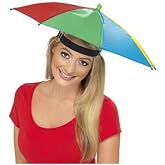 G Desıgn Yetişkin &Ccedil;ocuk G&uuml;neş Plaj Koruyucu Plastik Mini Kafa Baş Şemsiyesi Tek Ebat