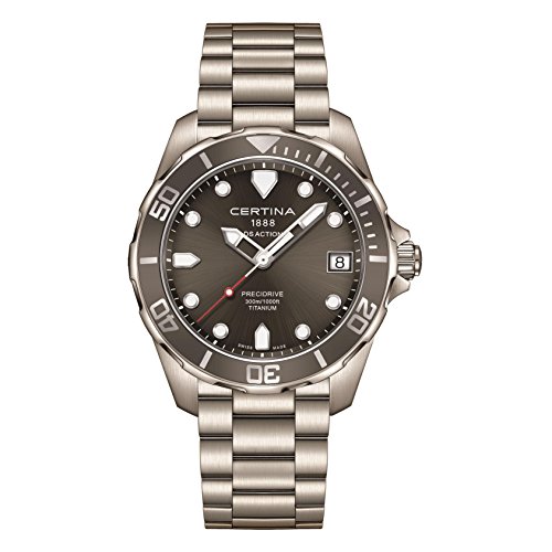 Certina DS-Action-1 Herren-Armbanduhr Armband Titan Silber + Gehuse Batterie Analog C032.410.44.081.00 Certina DS-Action-1 Herren-Armbanduhr Armband Titan Silber + Gehuse Batterie Analog C032.410.44.081.00