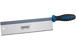 Draper 250mm Hardpoint Dovetail Saw | Heavy Duty Wood Hand Saw | Extra Rigidity |10TPI Blade Polished Blade | Soft Grip Tools | 29266