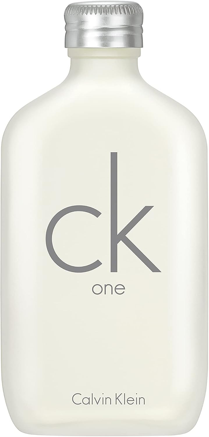 CALVIN KLEIN CK One - Unisex Eau de Toilette for All - Citrus & Aromatic Fragrance with Notes of Green Tea, Nutmeg and Musk - Medium Longevity