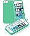 Produktbild Cadorabo - TPU Silikon Schutzhülle (Full Body Rund-um-Schutz auch für das Display) für > Apple iPhone 5 / iPhone 5S / iPhone SE < in MEER-GRÜN