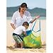 hibote Large Mesh Bags for Beach Buggy Heavy-duty Net Bags for Storage Organizer Blue