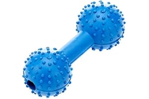 Classic Pet Products - Juguete para Mascota, diseño de mancuerna con Superficie granulada, con Cascabel