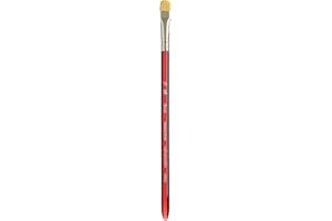 Princeton Velvetouch Artiste, Mixed-Media Brush for Acrylic, Watercolor & Oil, Series 3950 Willow's Blender Luxury Synthetic, Size 3/8