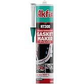 Akfix HT300 Y&uuml;ksek Isı Silikonu Kırmızı Sıvı Conta