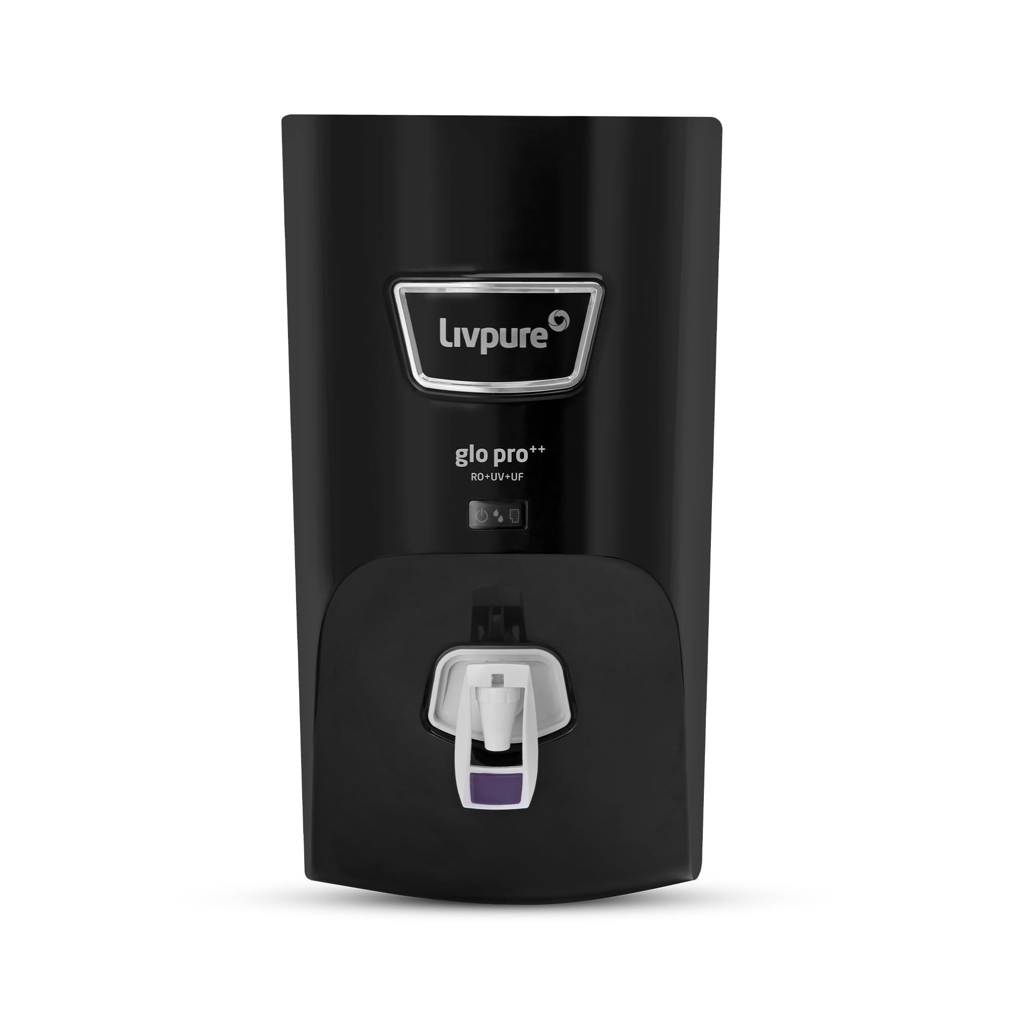 Livpure GLO PRO++ RO+UV+UF | Water Purifier for Home - 7 L Storage | Free Standard Installation | Suitable for Borewell, Tank