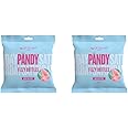 PANDY Candy FIZZY BOTTLES - Refreshing and Sourish Bubble Gum Gummy Candies Bag, Only 1g Sugar & 80 Calories, 1x50g (Pack of 2)