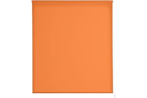Estoralis Gove | Estor Enrollable Diseño Moderno | Translúcido Liso | Modelo Gove | Naranja | 110 x 235 cm (Ancho/Alto) Tamaño Tela 107 x 230 cm | Estores para Ventanas y Puertas